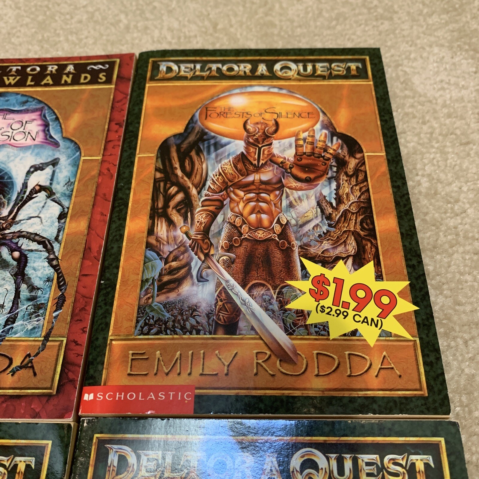 Deltora Quest Shadowlands Lot of 4 Paperback Books 1 2 3 8 Emily Rodda