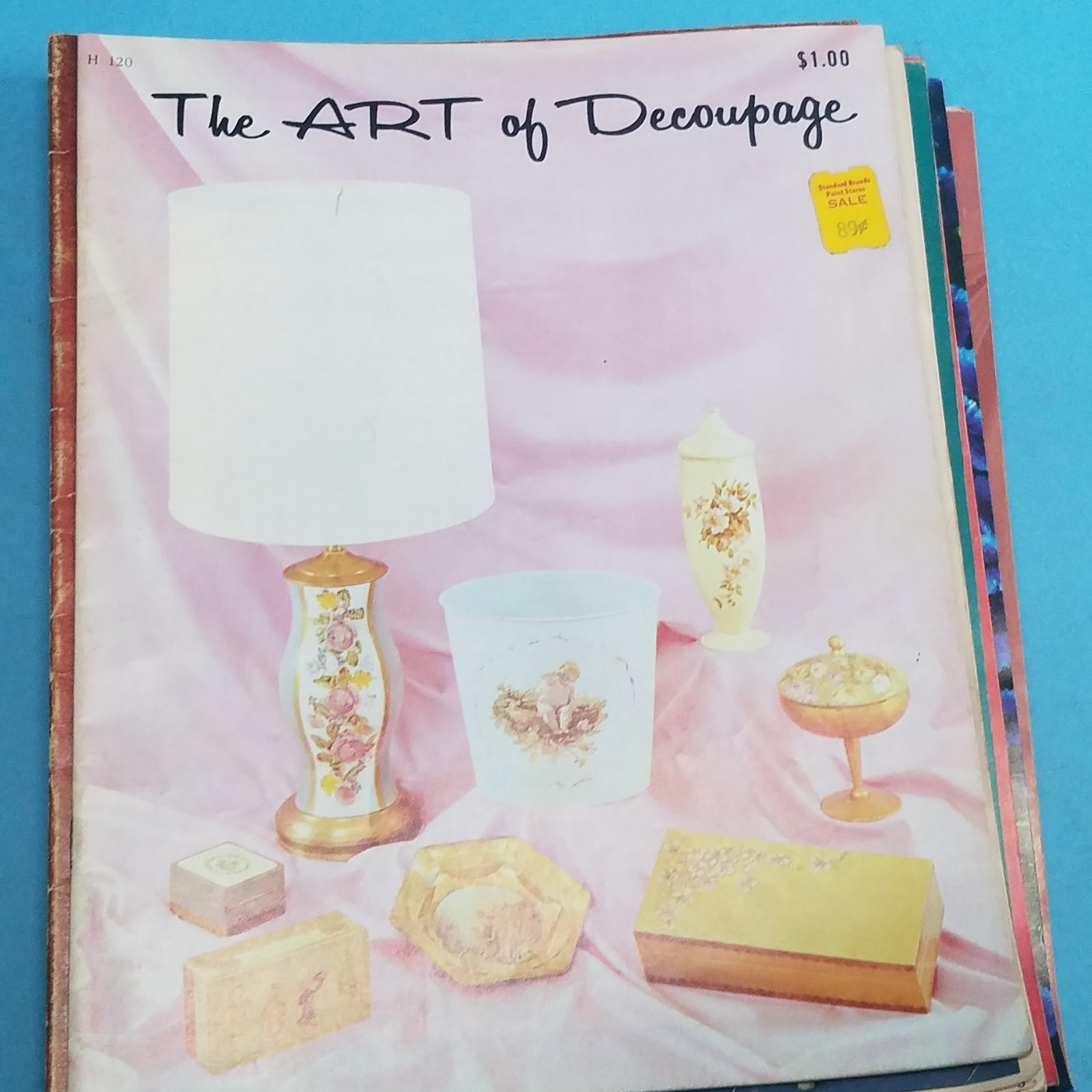 Lot of 9 Decoupage for Beginners miscellaneous arts and crafts books 1960s 70s