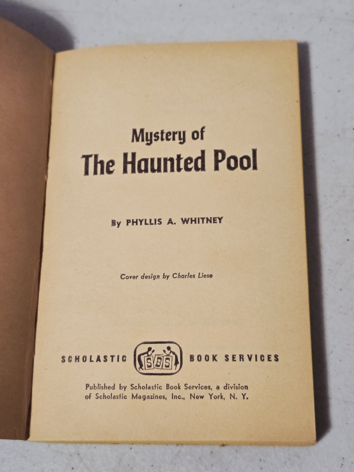 Mystery Of The Haunted Pool by Phyllis A Whitney (Scholastic Press, 1964) 1st Ed