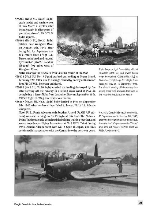 Pacific Corsair – The Vought Corsair in New Zealand service