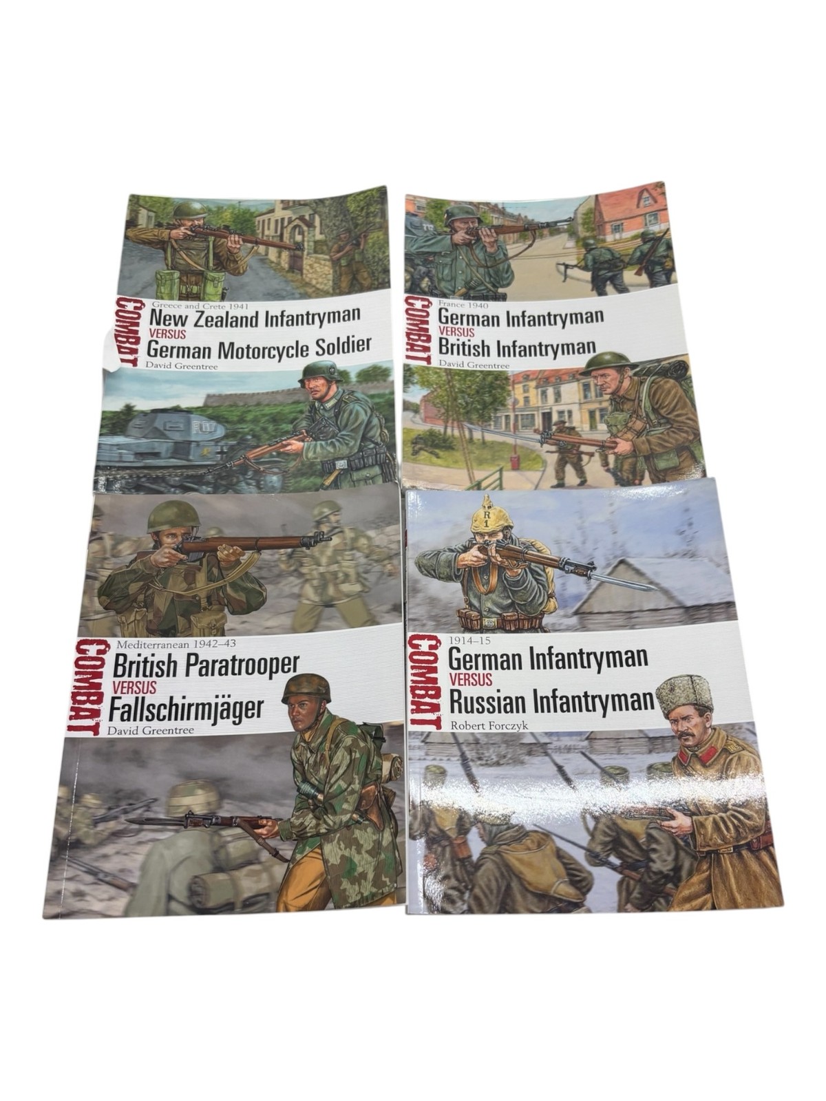 Lot Of 4 Combat British Versus Books By David Greentree And Robert Forczyk