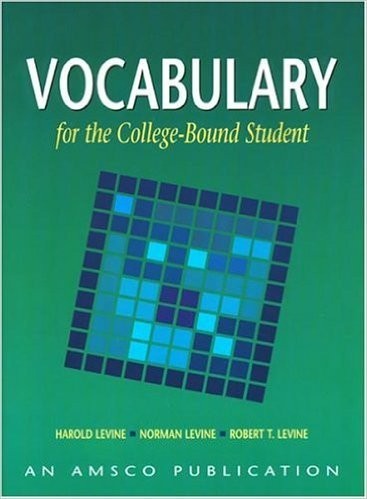 Vocabulary for the College Bound Student – paperback Levine, Harold