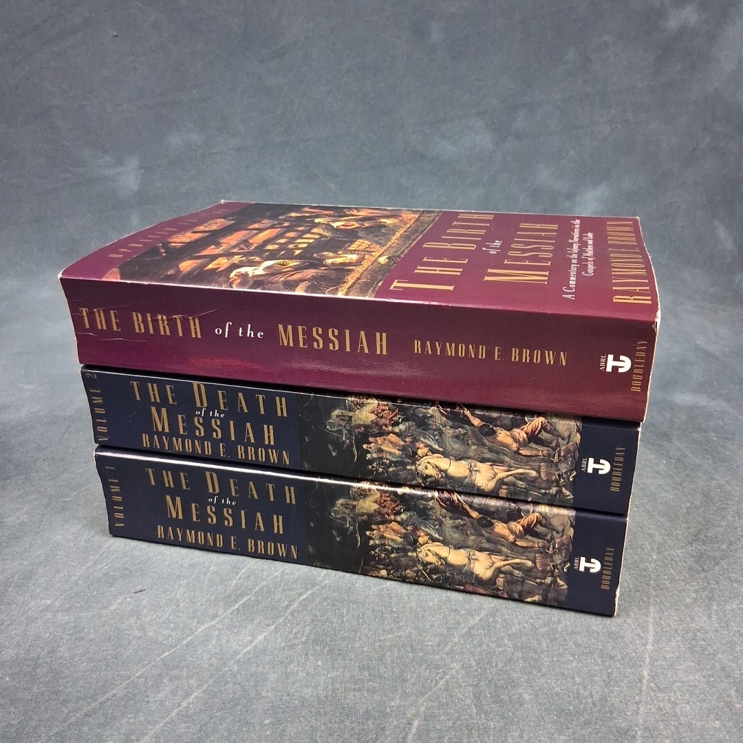 Raymond Brown, Death, Birth Messiah 3 Vol Set Biblical Studies PB