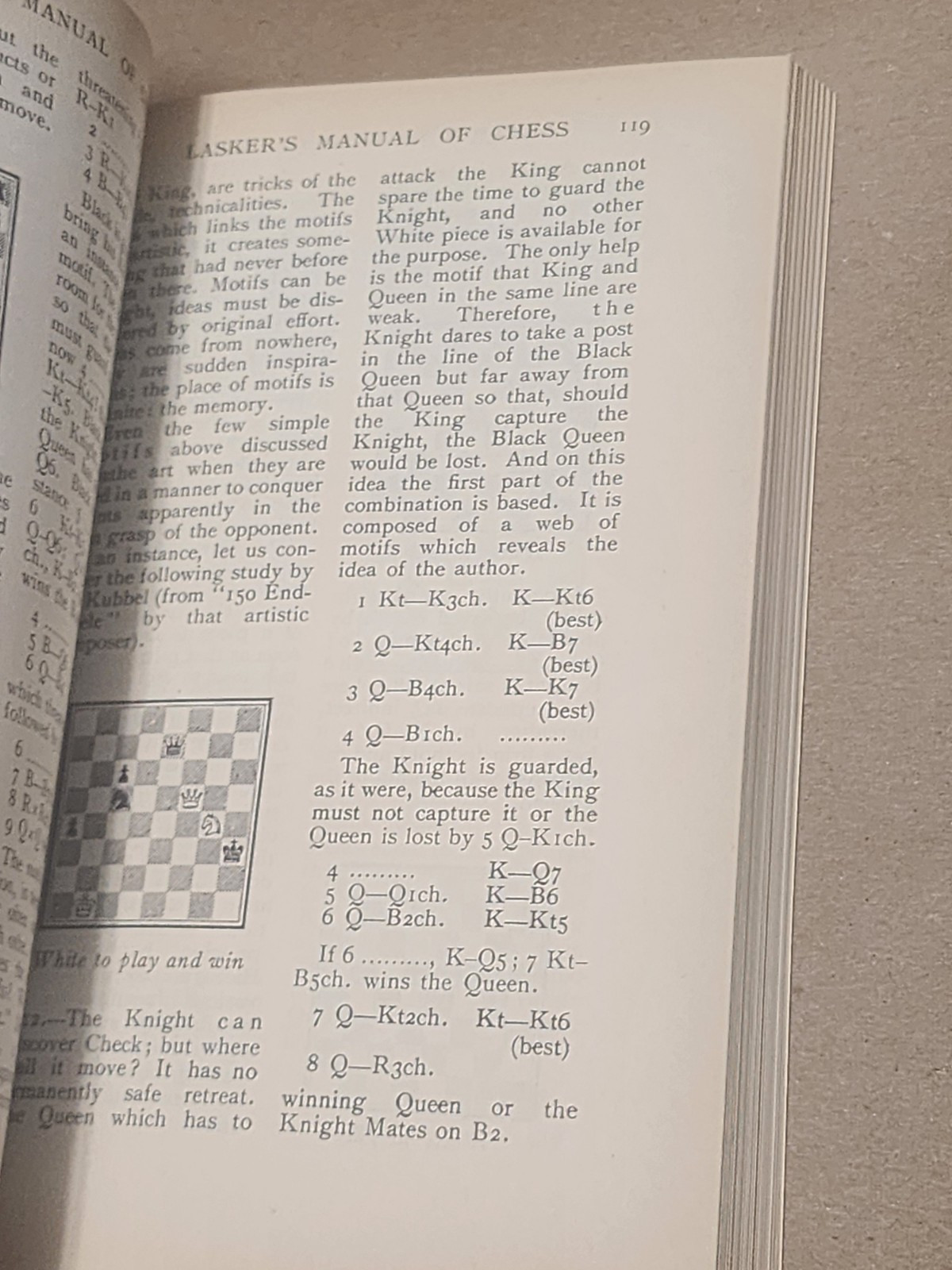 Lasker’s Manual of Chess Paperback Book 1960 by Emanuel Lasker 349 Pages