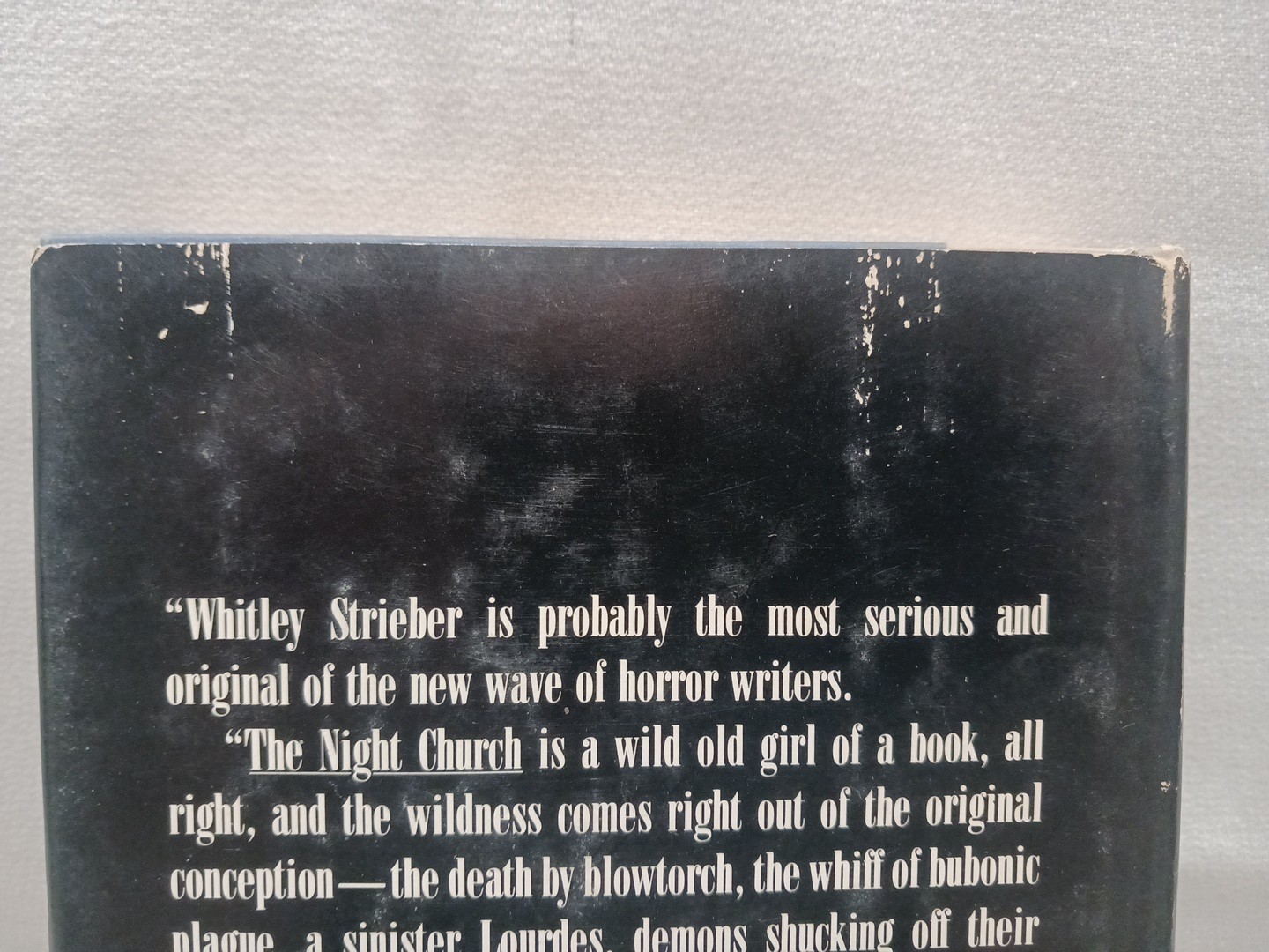 The Hunger + Night Church Whitley Strieber BCE Hardcover Vintage Horror Vampires