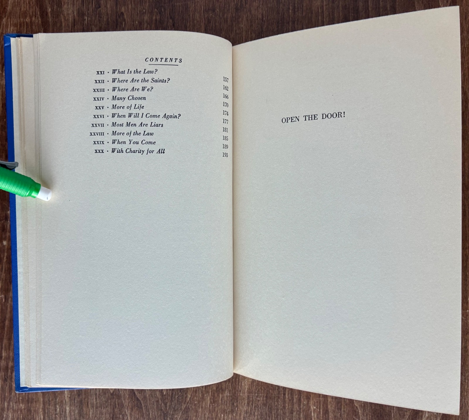 Open the Door! Wilfred Brandon 1938 (W. D. Gann Reading List) Philosophy HC/DJ