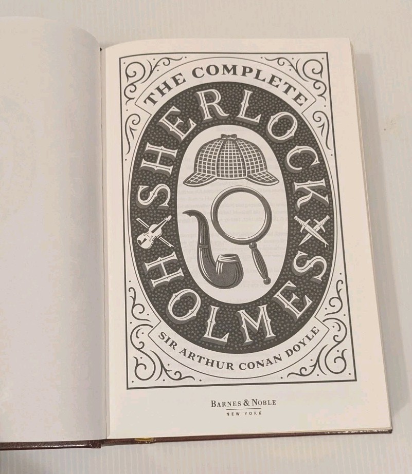 THE COMPLETE SHERLOCK HOLMES Leather Bound Collectible Edition Barnes & Noble
