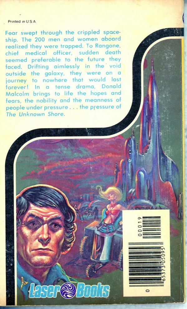 VP-458 Vintage Science Fiction Paperback THE UNKNOWN SHORE Donald Malcom 1976
