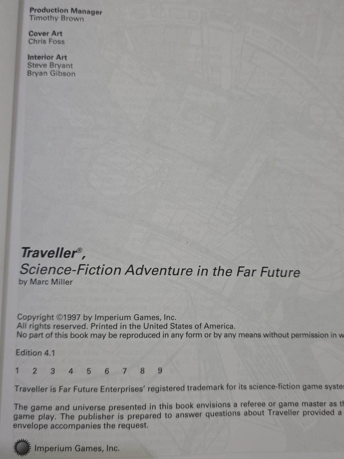 Traveller: Anomolies Marc Miller Imperium Games