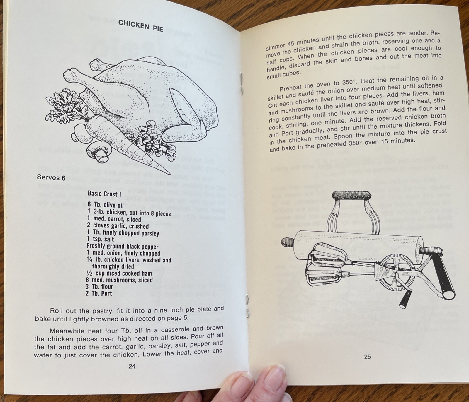 Vintage 1974 Quiche And Pie Cookbook Irena Chalmers – Potpourri Press Booklet