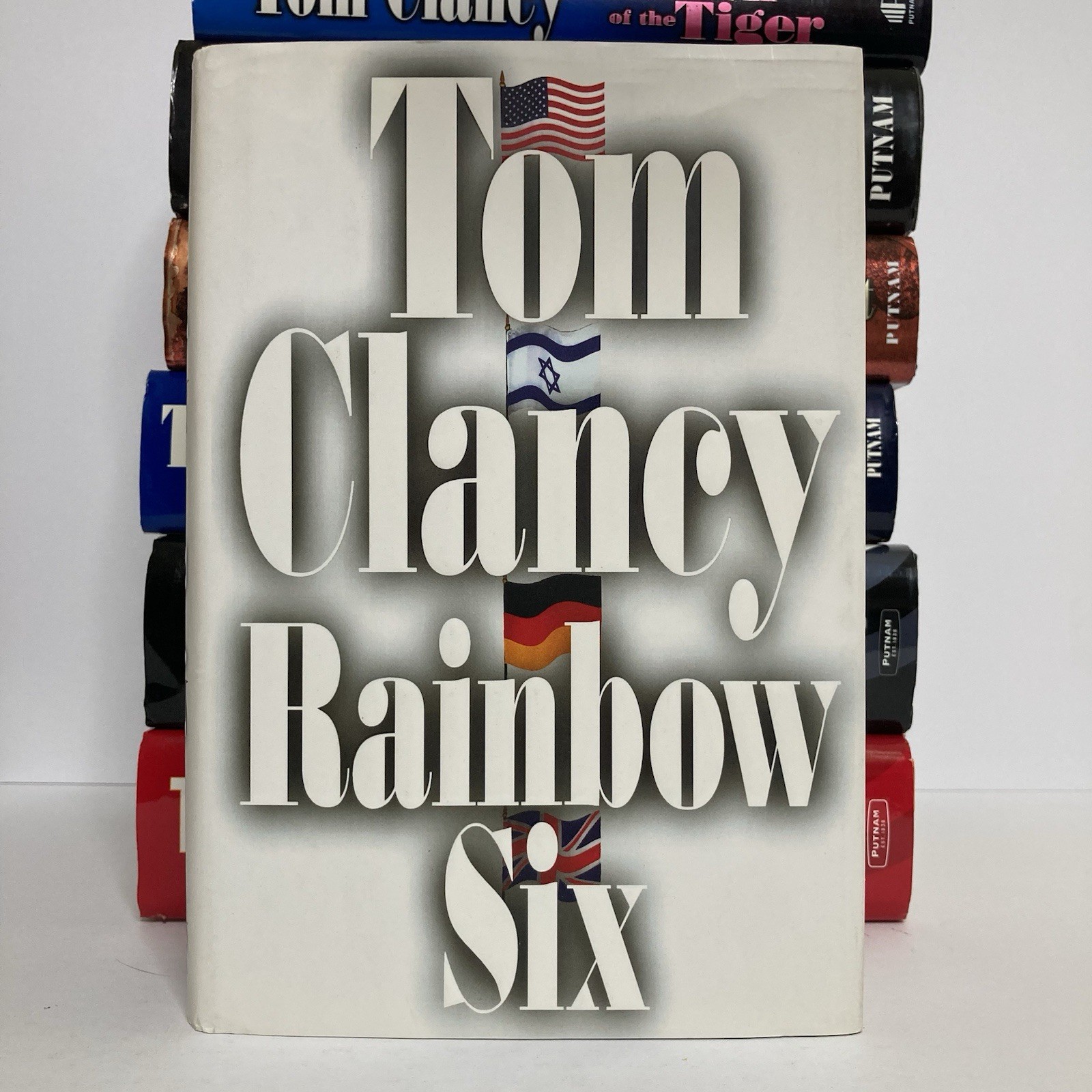 Lot of 9 Tom Clancy Jack Ryan Books HC/DJ Executive Orders Rainbow Six