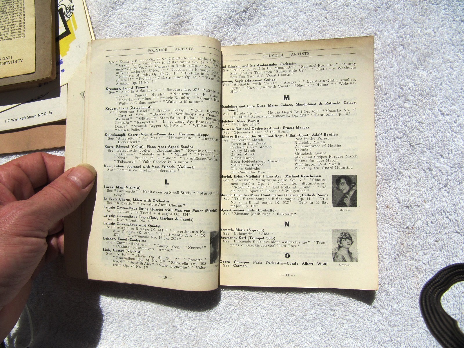 1931 Japanese NIPPON POLYDOR RECORDS Catalogue Chikuonki Shokai Record CATALOG