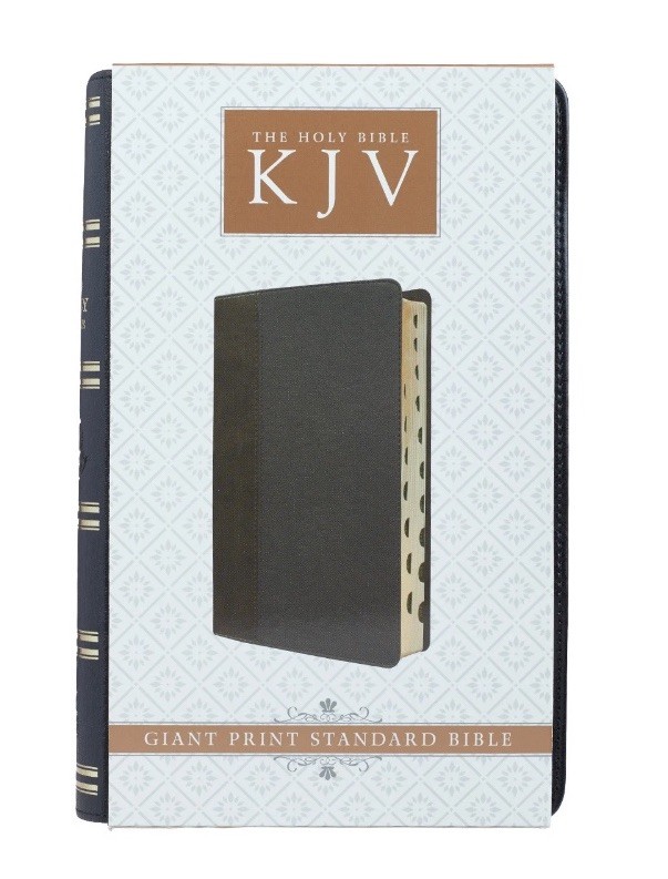 KJV HOLY BIBLE King James Version Black GIANT Print Thumb Index Edition NEW