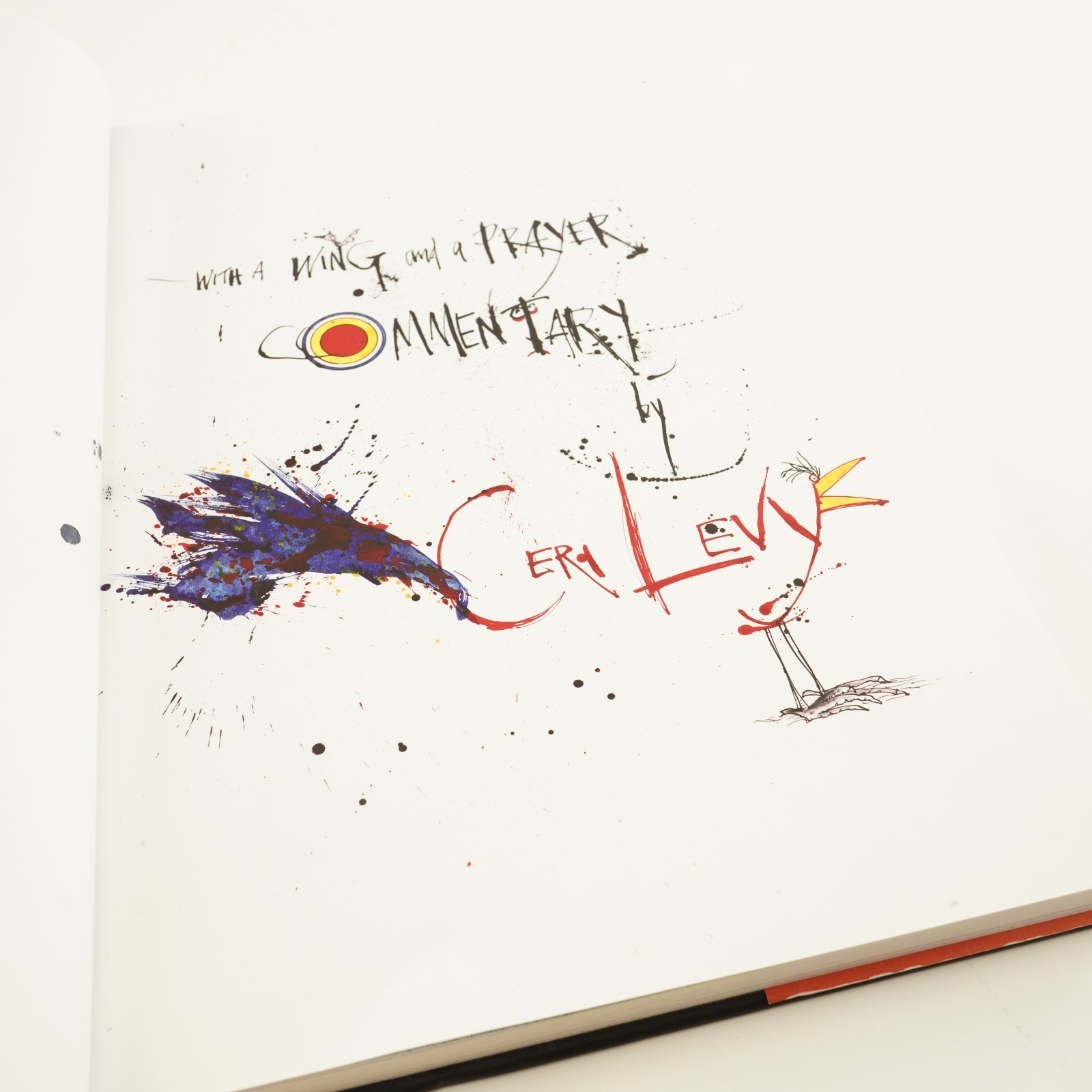Ralph Steadman Nextinction Ceri Levy Signed Wing and Prayer Commentary