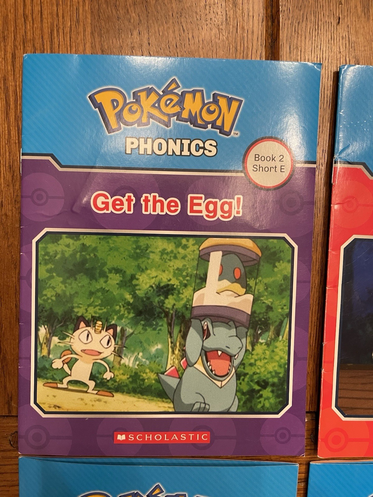Pokemon Phonics Children’s Books Lot of 4 Book 2 3 8 11 Scholastic Paperback