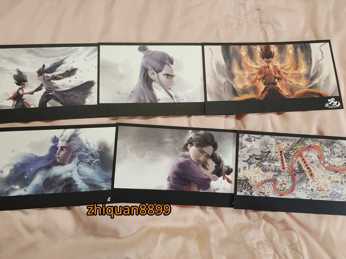 US SHIP!!! Official NeZha 2 Setting Picture Album Books Illustration Artbooks