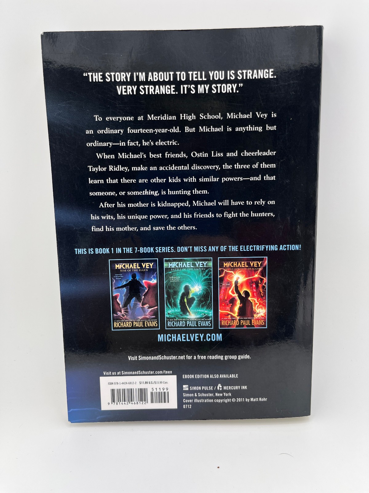 Michael Vey Books #1 2 3 Boxed Paperback Set Plus #4 & 5 by Richard Paul Evans
