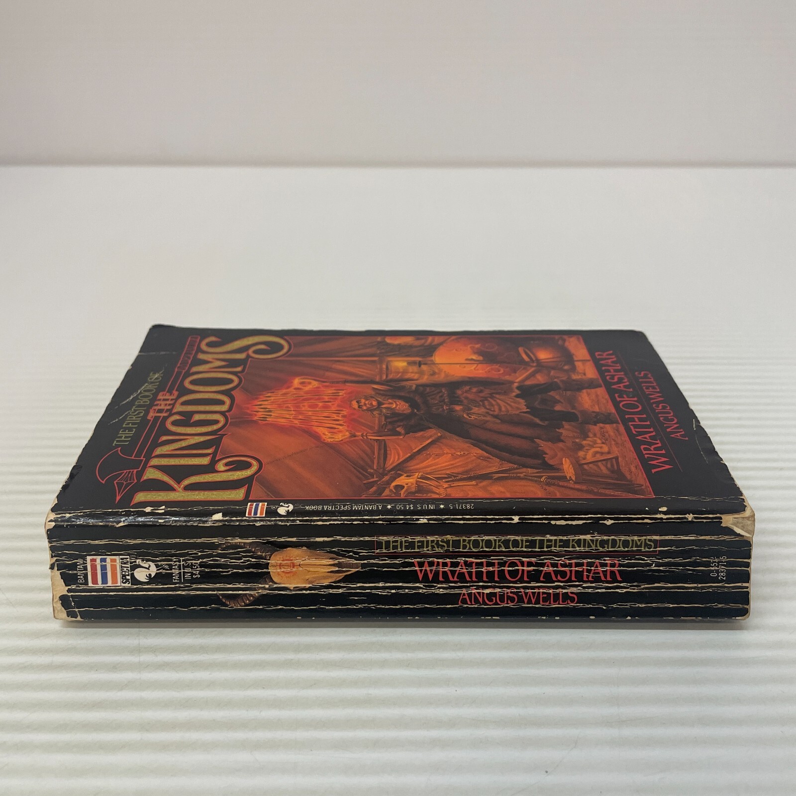Wrath of Ashar Fantasy Paperback Book by Angus Wells from Bantam Books 1990
