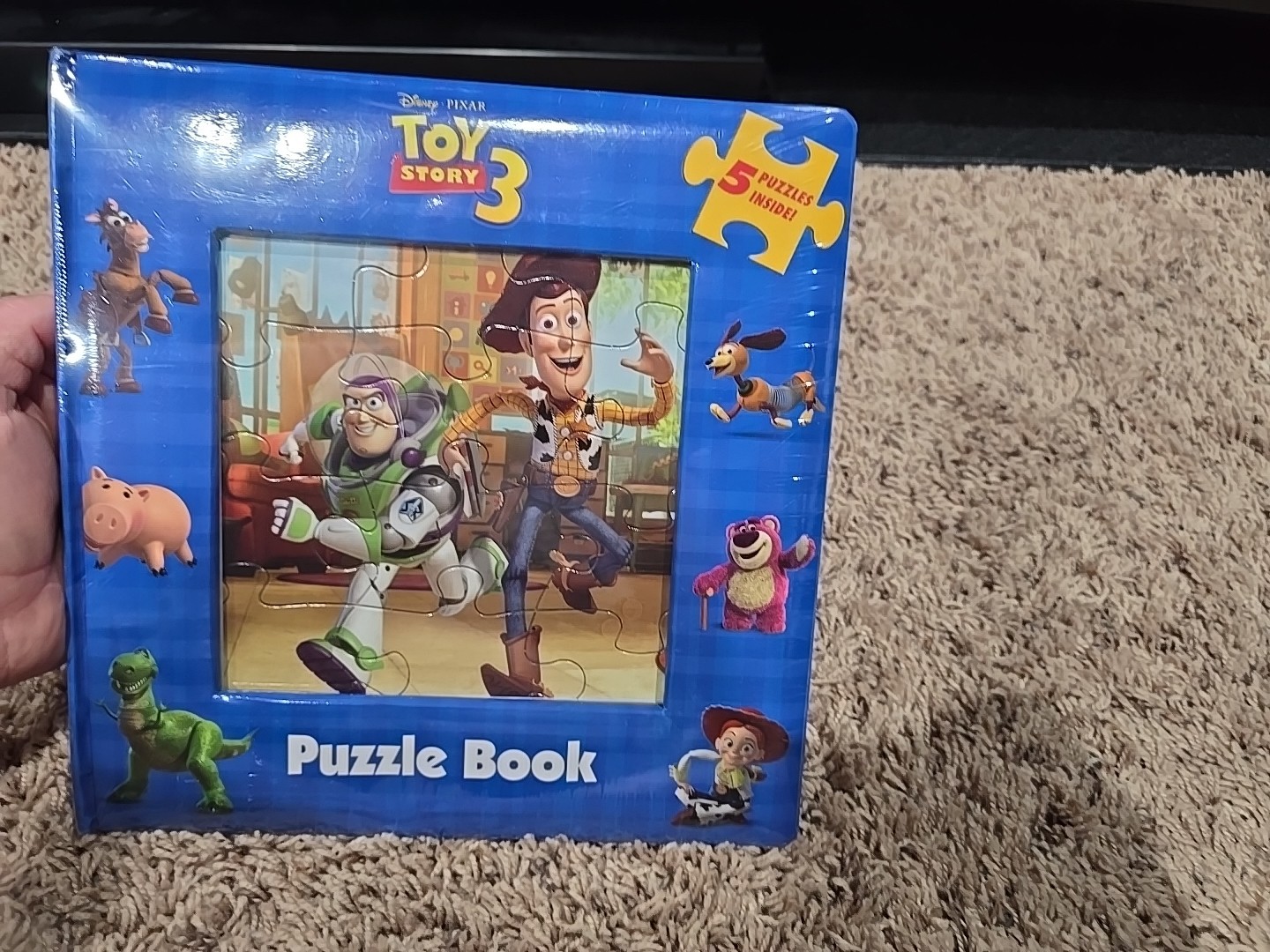 Toy Story 3 Puzzle Book by RH Disney Staff and Frank Berrios 5 Puzzles Pixar