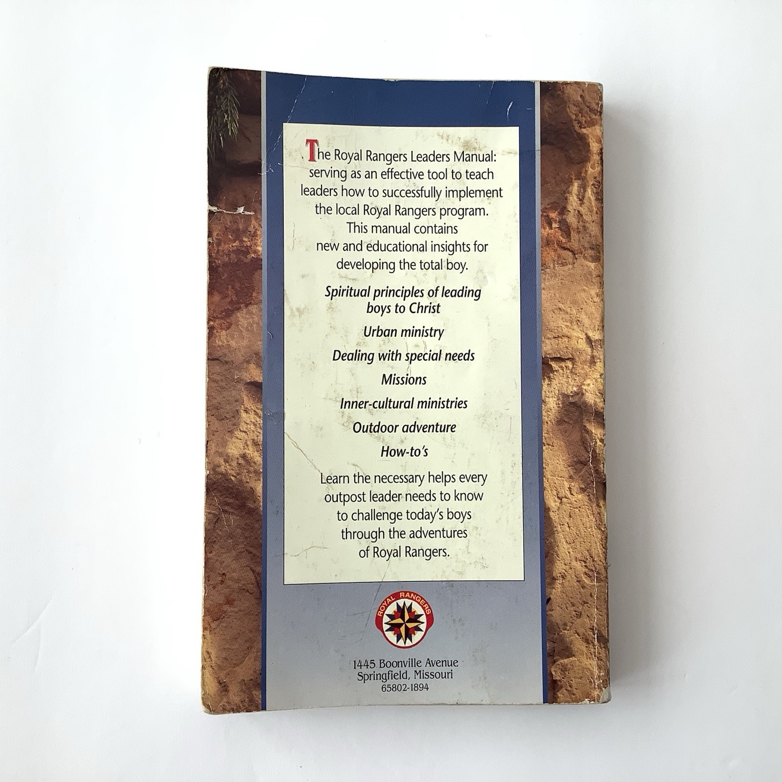 Royal Rangers Leaders Manual 1993 Commander Guide Book Gospel Publishing House