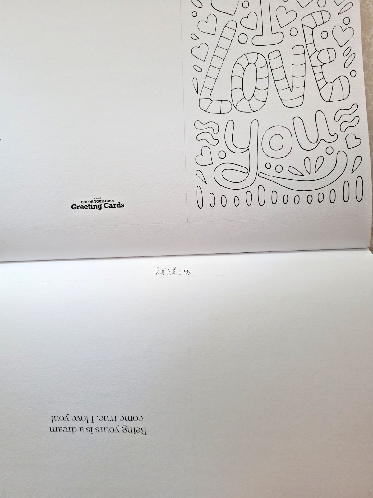 COLOR YOUR OWN GREETING CARDS Create 24 Fun & Festive Cards – Children & Adult