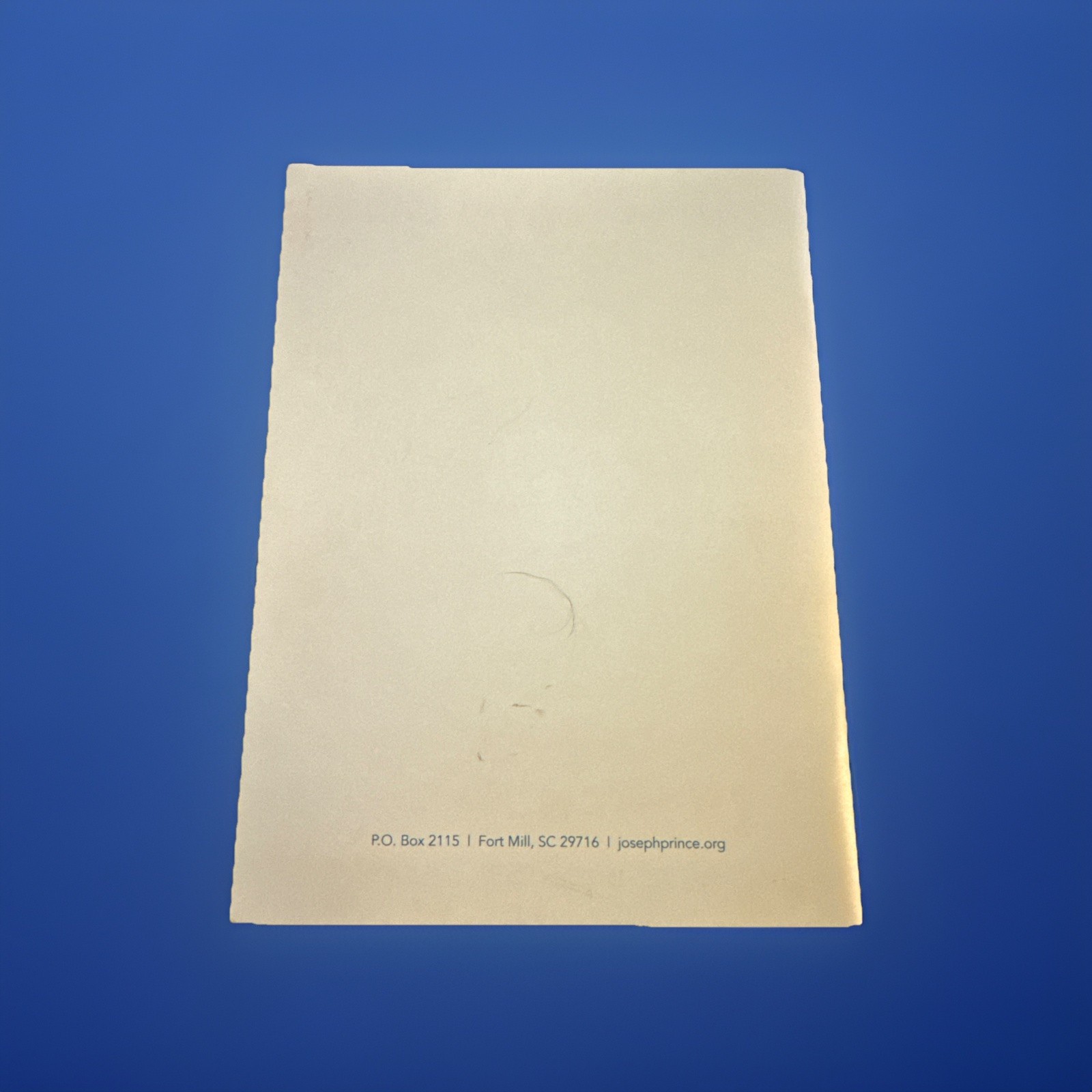 JOSEPH PRINCE – The Power Of Your Words Journal – Unused – Blank