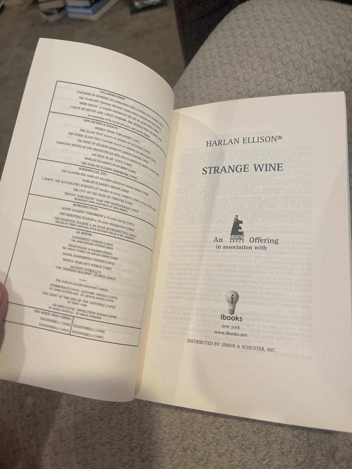 Strange Wine By Harlan Ellison Science Fiction Anthology Short Stories