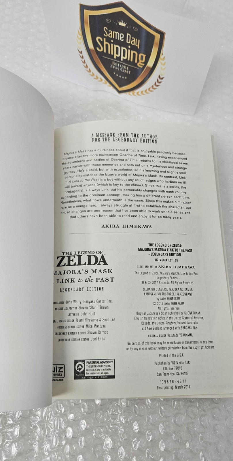 Zelda Legendary Edition Manga Set Ocarina Majora Oracle HC VIZ