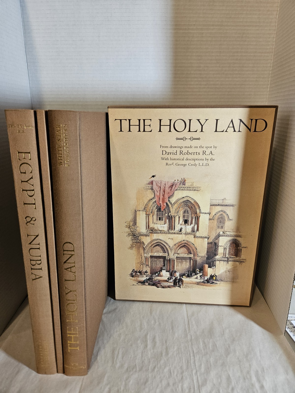 Egypt, Nubia & The Holy Land: Boxed Set-3 Vol, David Roberts – Hardcover ~ NEW