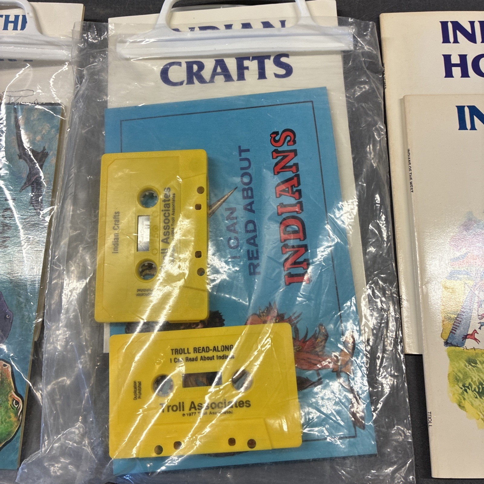 Lot Of 15 Vintage Troll Book Clubs Read -along Classics Books W/ Cassette Tapes