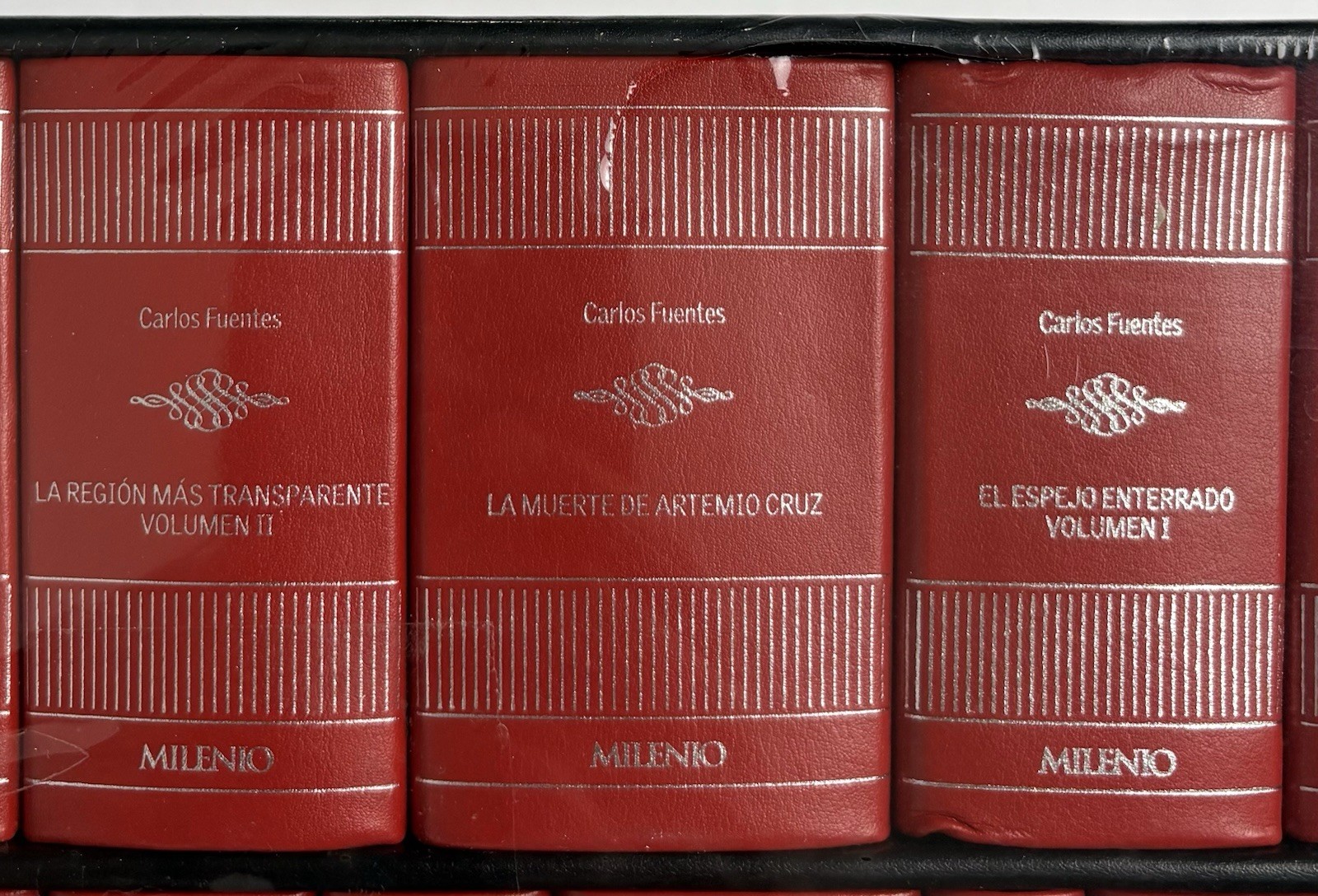 Carlos Fuentes Milenio Complete Book Set Sealed Spanish Collection Rare HTF OOP