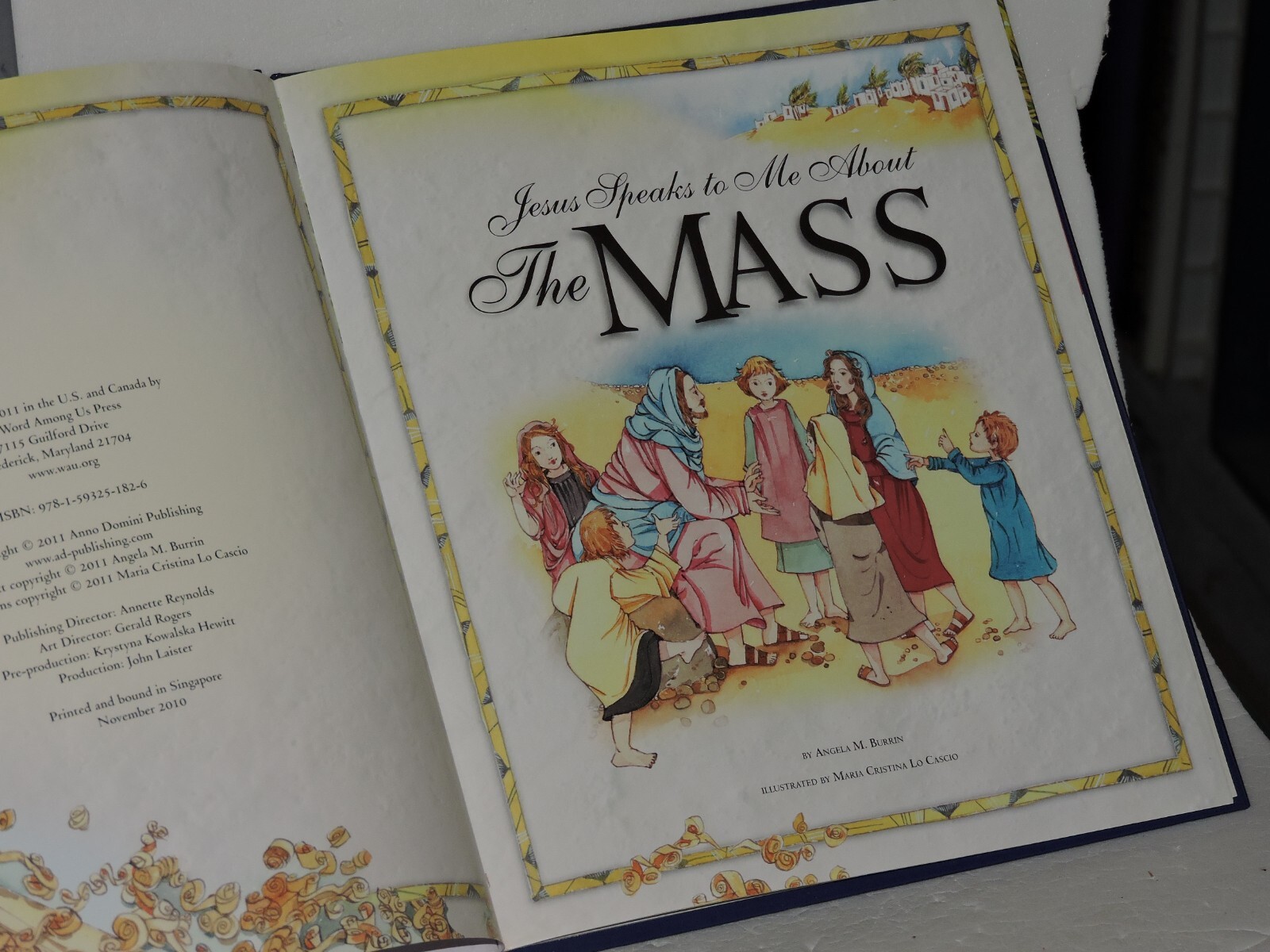 Jesus Speaks to Me about the Mass by Angela M. Burrin (2011, Hardcover)