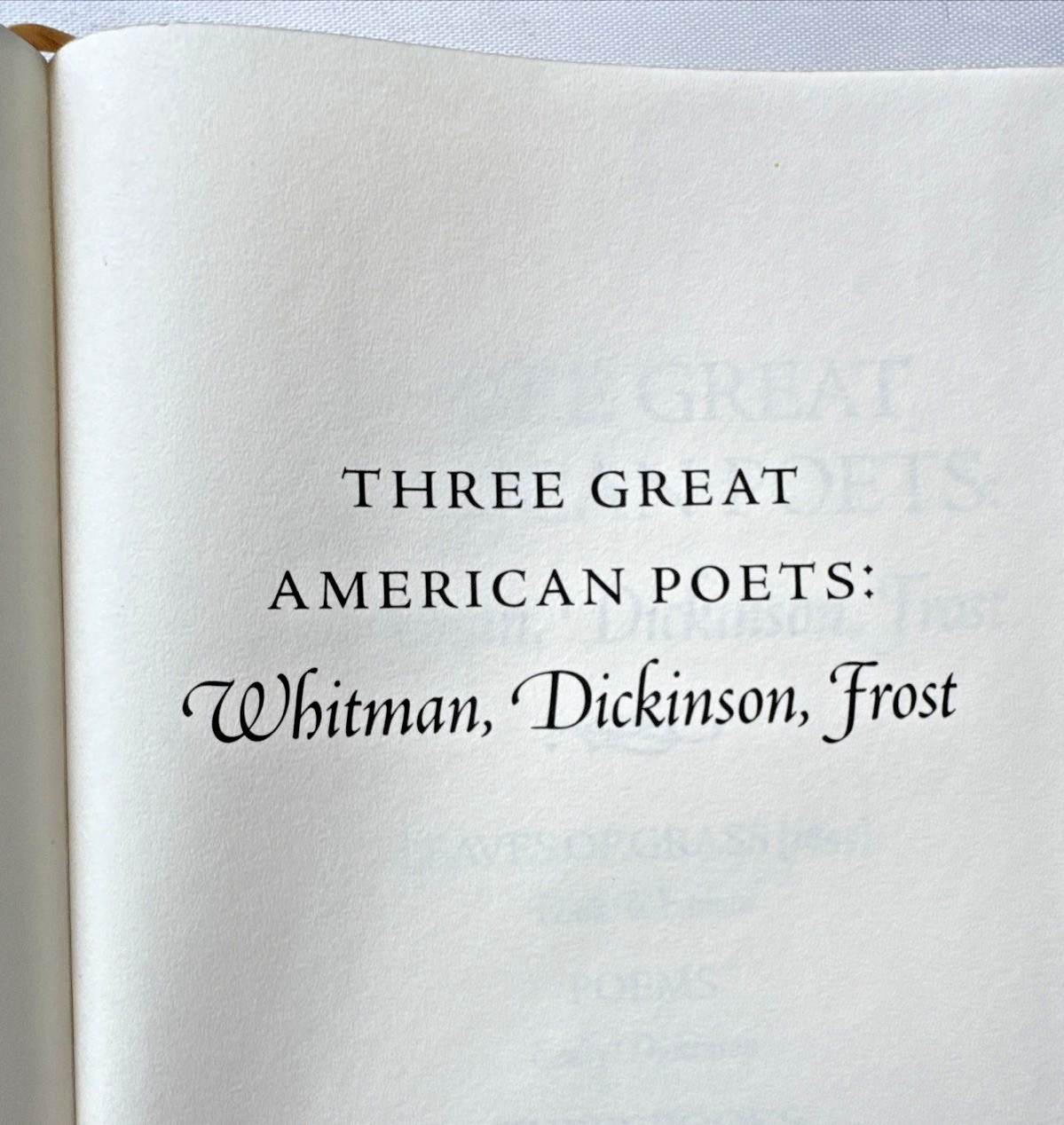 4 Leatherbound Classic Literature Book Lot Poe O Henry Whitman Dickinson Frost