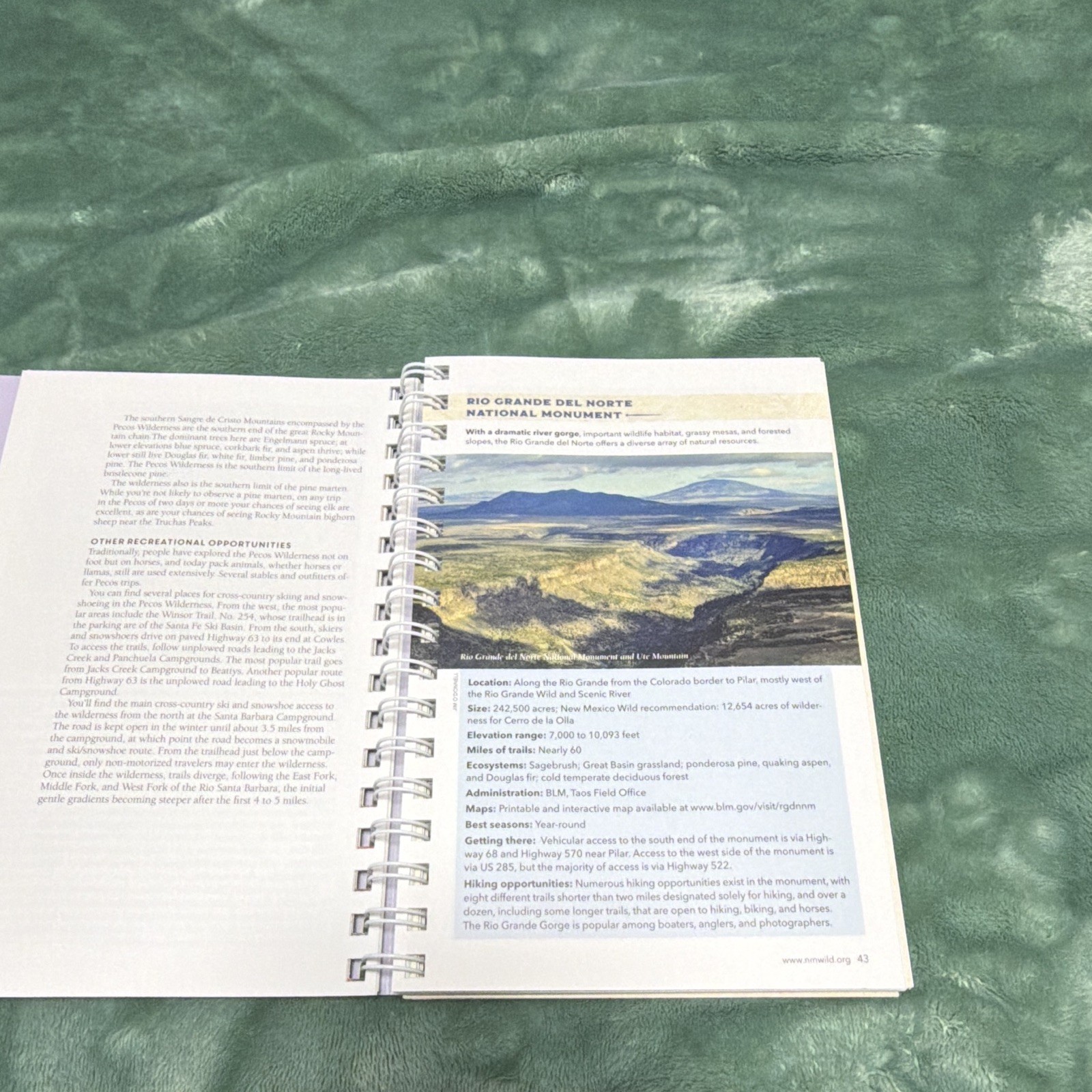 Bob Julyan Wild Guide: Passport to New Mexico Wilderness 2nd Ed Spiral