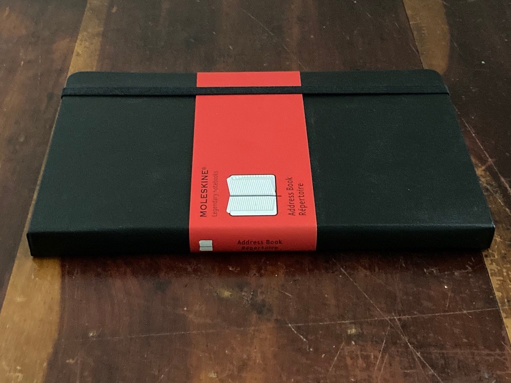 Moleskine Classic Desk Pro Address Book Large Black Hard Cover 5″ x 8.25″