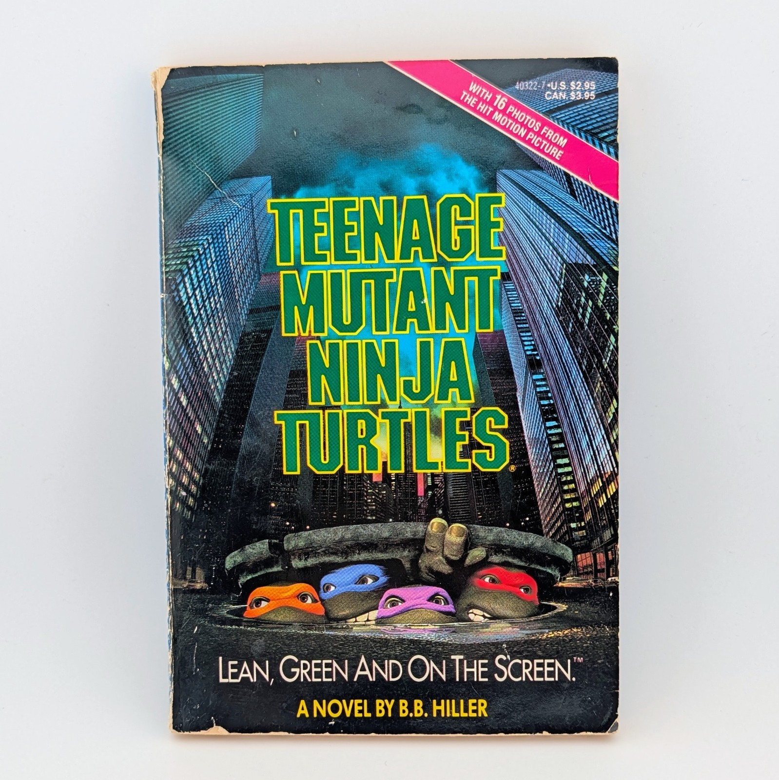 Teenage Mutant Ninja Turtles TMNT – BB Hiller 1990 Vintage Movie Tie-in PB