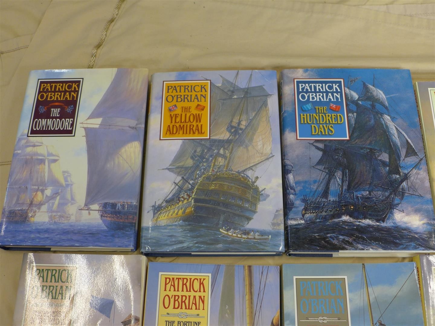 Lot of 14 PATRICK O’BRIAN BOOKS Aubrey-Maturin Series,Golden Ocean,Unknown Shore