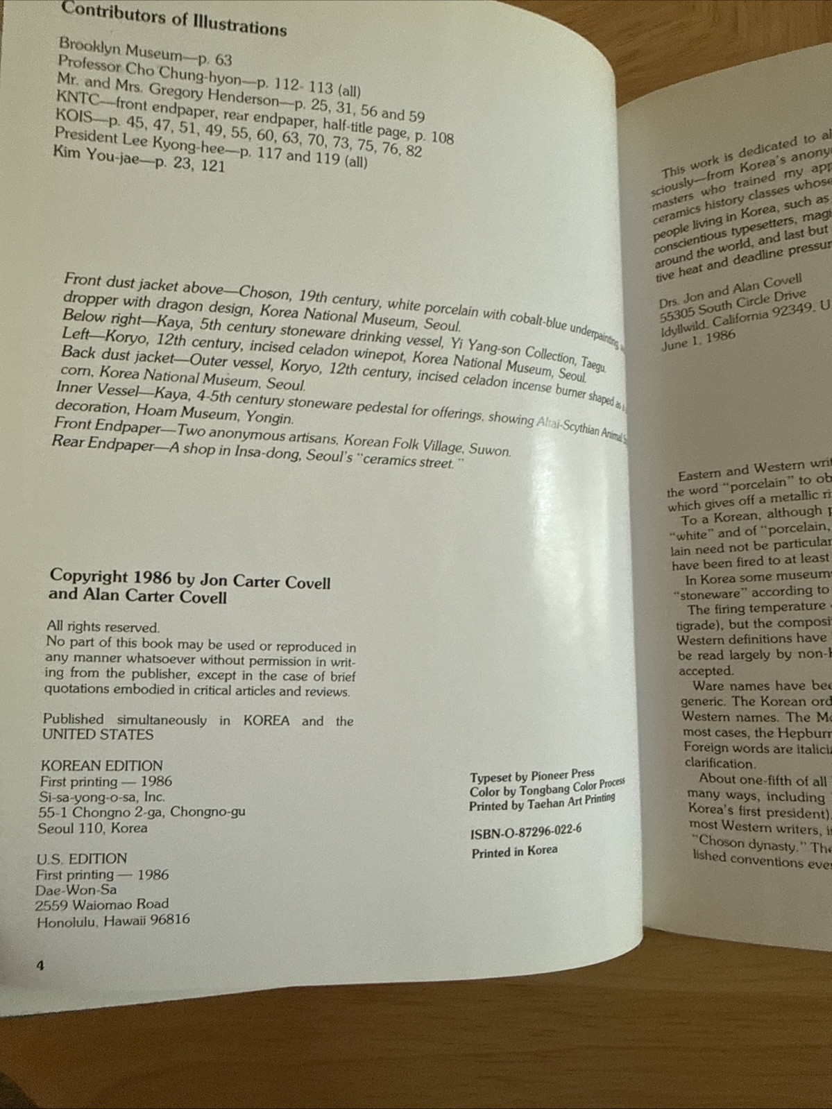 World of Korean Ceramics by Jon C. Covell (1986, Hardcover)