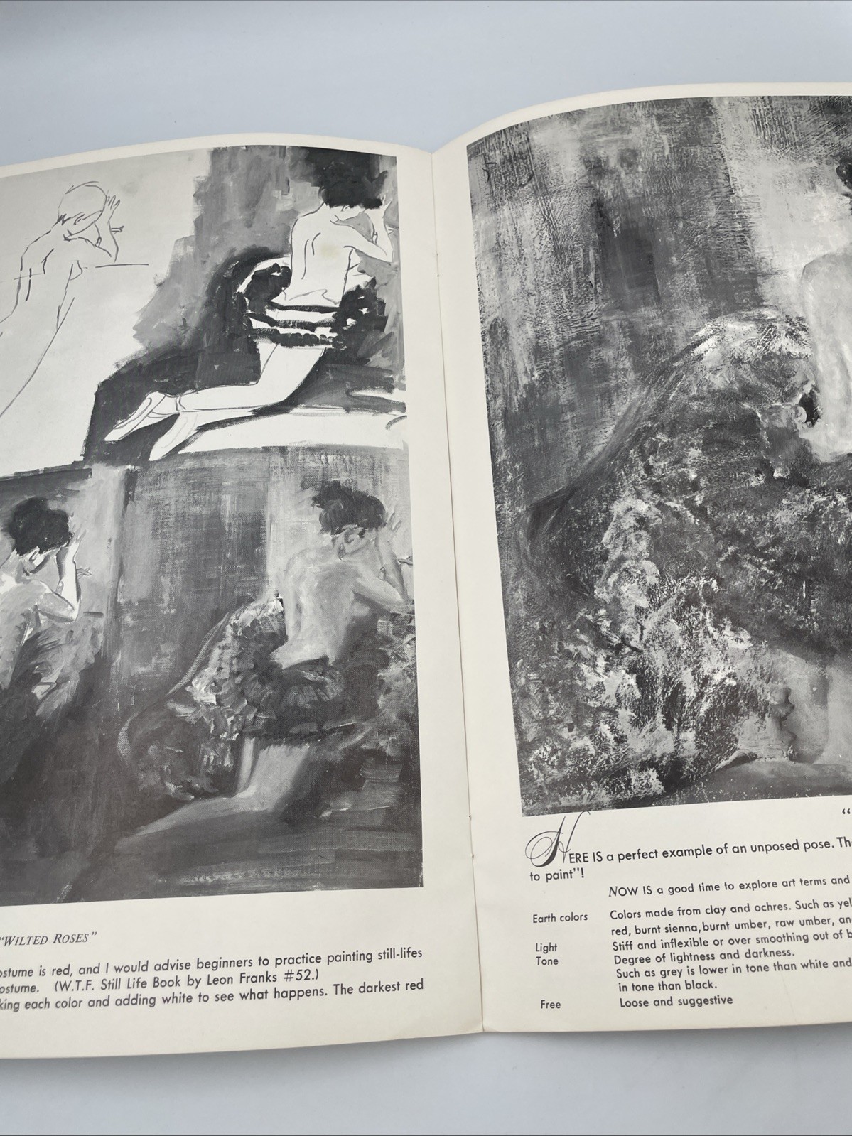 2 Vtg Walter T Foster Art Books Dancers in Action+ Faces And Features A20