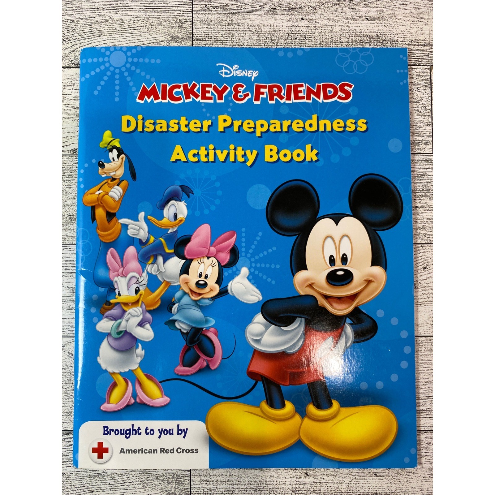 Mickey & Friends Disaster Preparedness Activity Book 2013 Softcover Disney Press