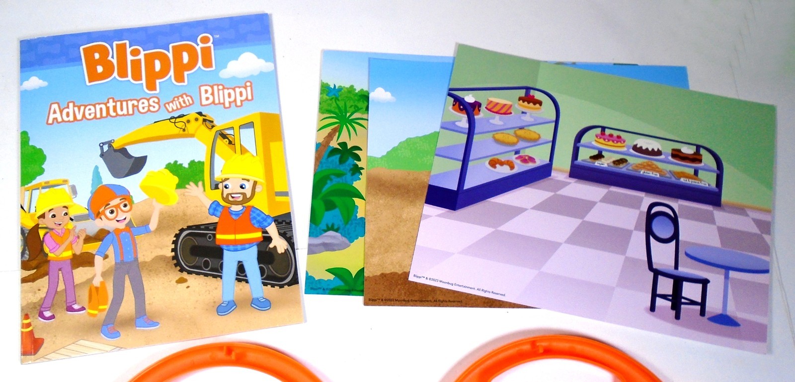 Adventures with Blippi Book & Magnetic Play Set – Storybook & 6 Magnetic Scenes
