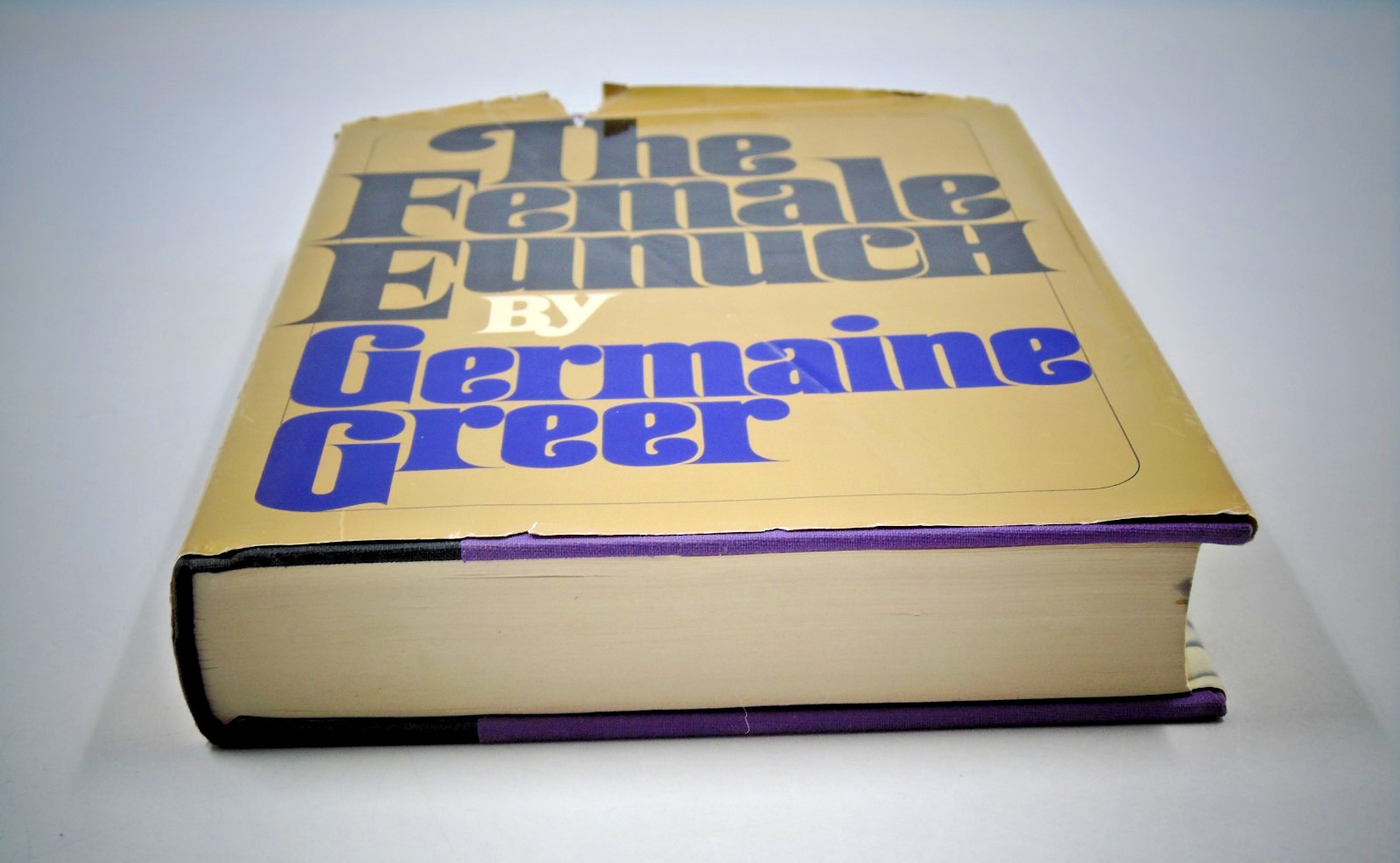 The Female Eunuch Book by Germaine Greer FIRST EDITION 1971 Hardcover, Vintage