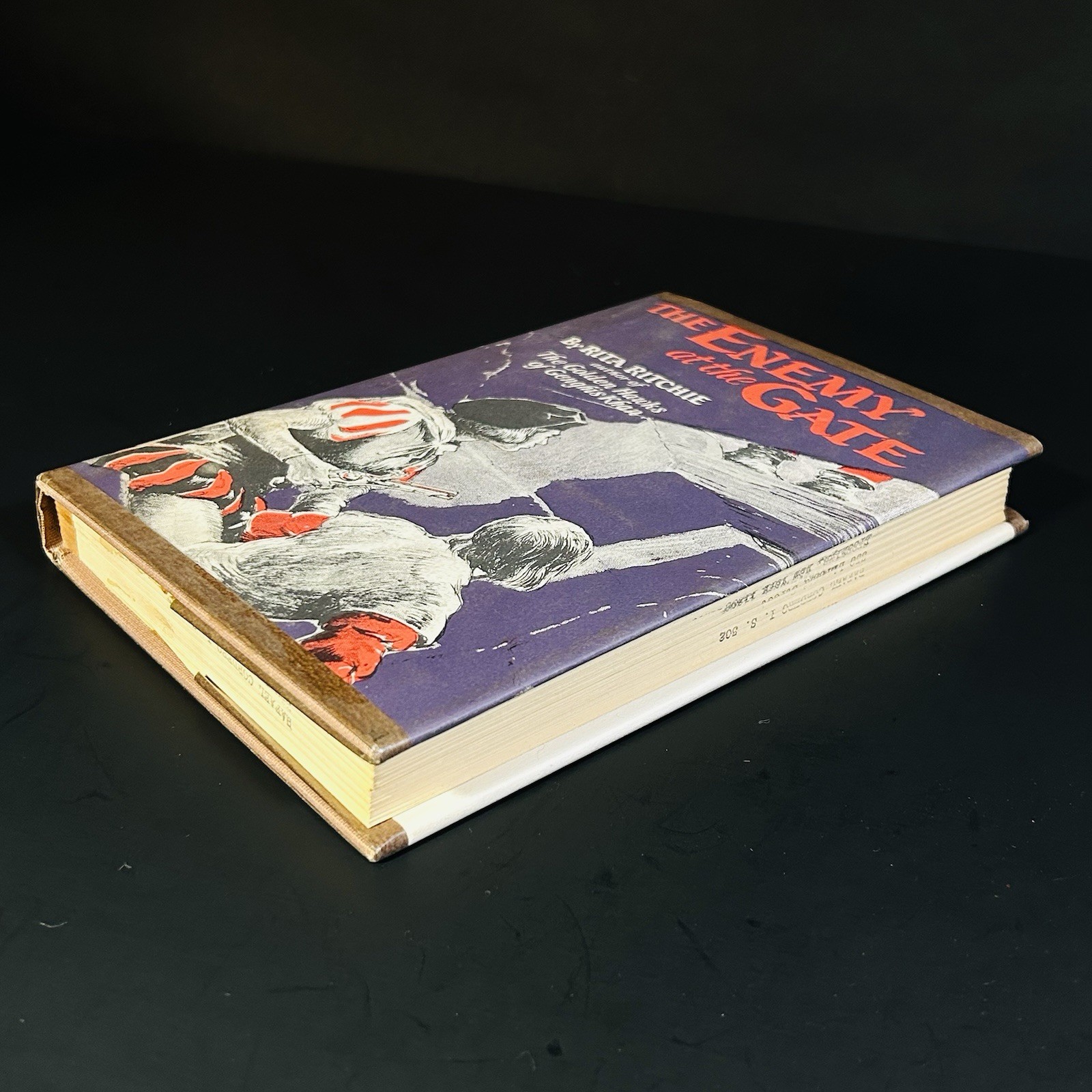 The Enemy at the Gate Rita Ritchie HC DJ 1966 5th Printing Ex-Library