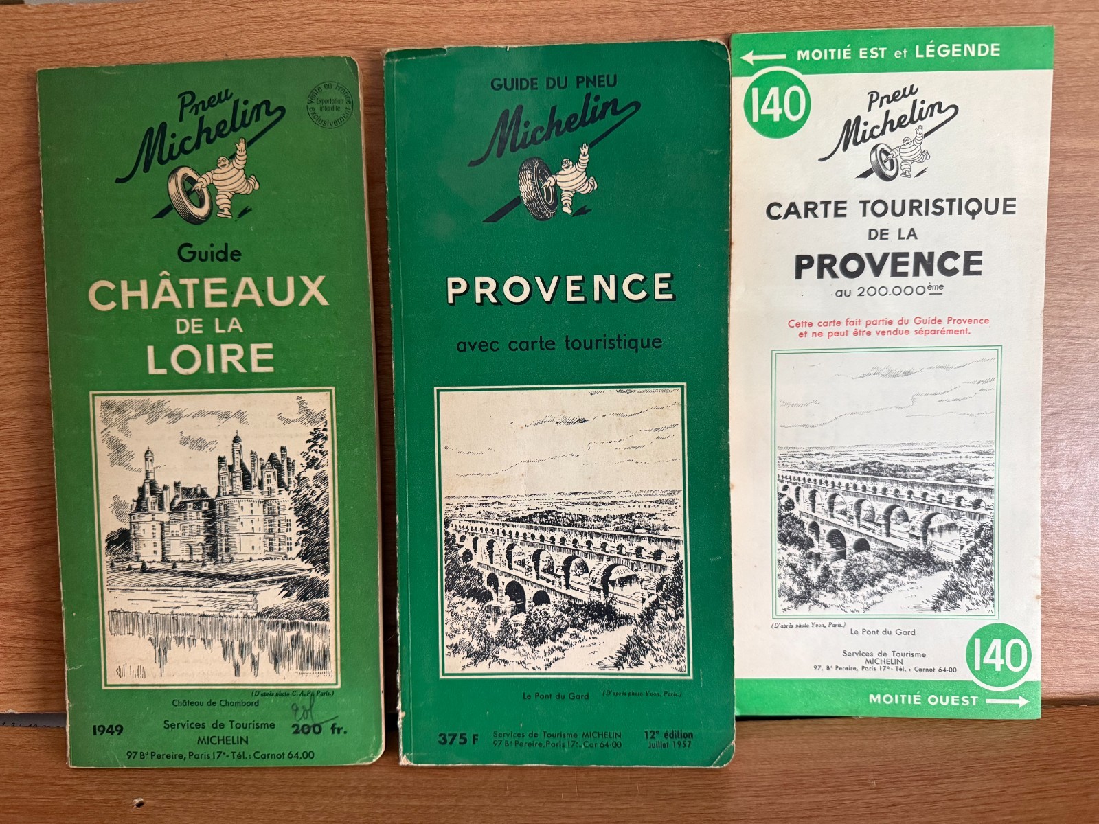 Michelin Green Guide France Tourist Travel Maps