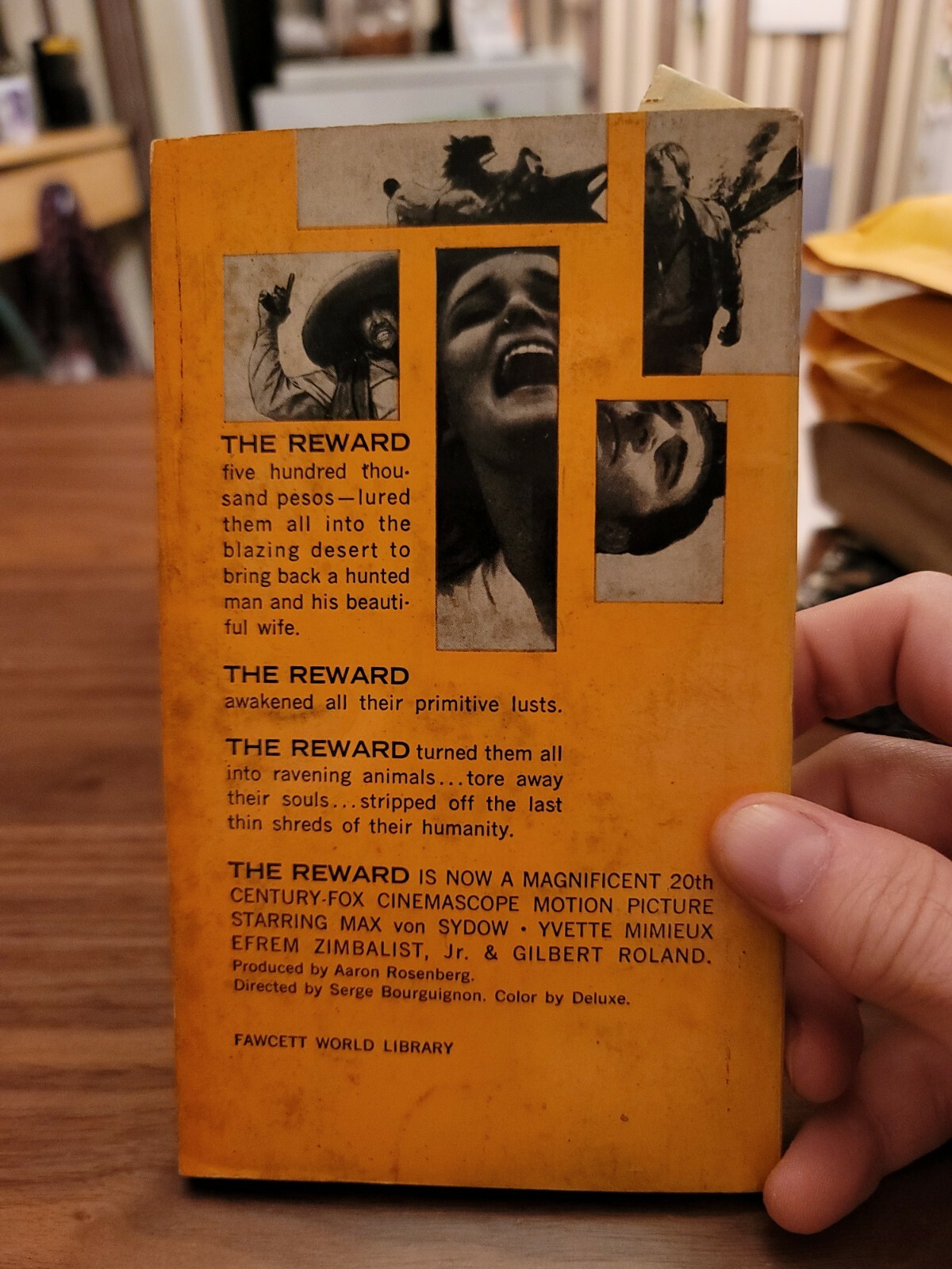 THE REWARD movie Novelization By MICHAEL BARRETT PB Lust, Sex, Smut