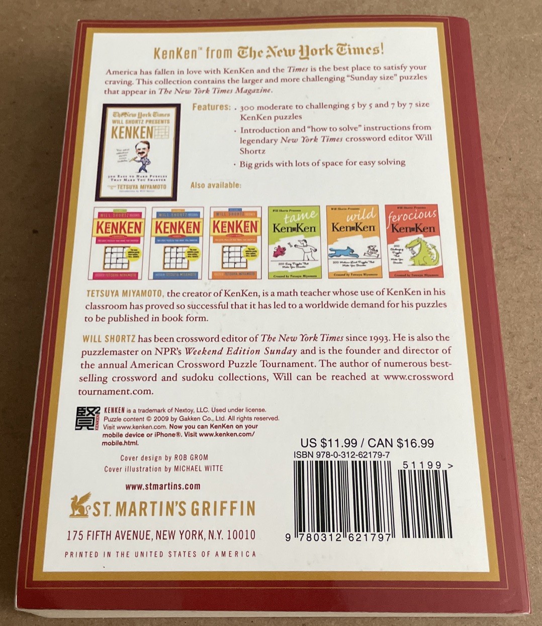 New York Times Will Shortz Presents Sunday KenKen : 300 Challenging Puzzles