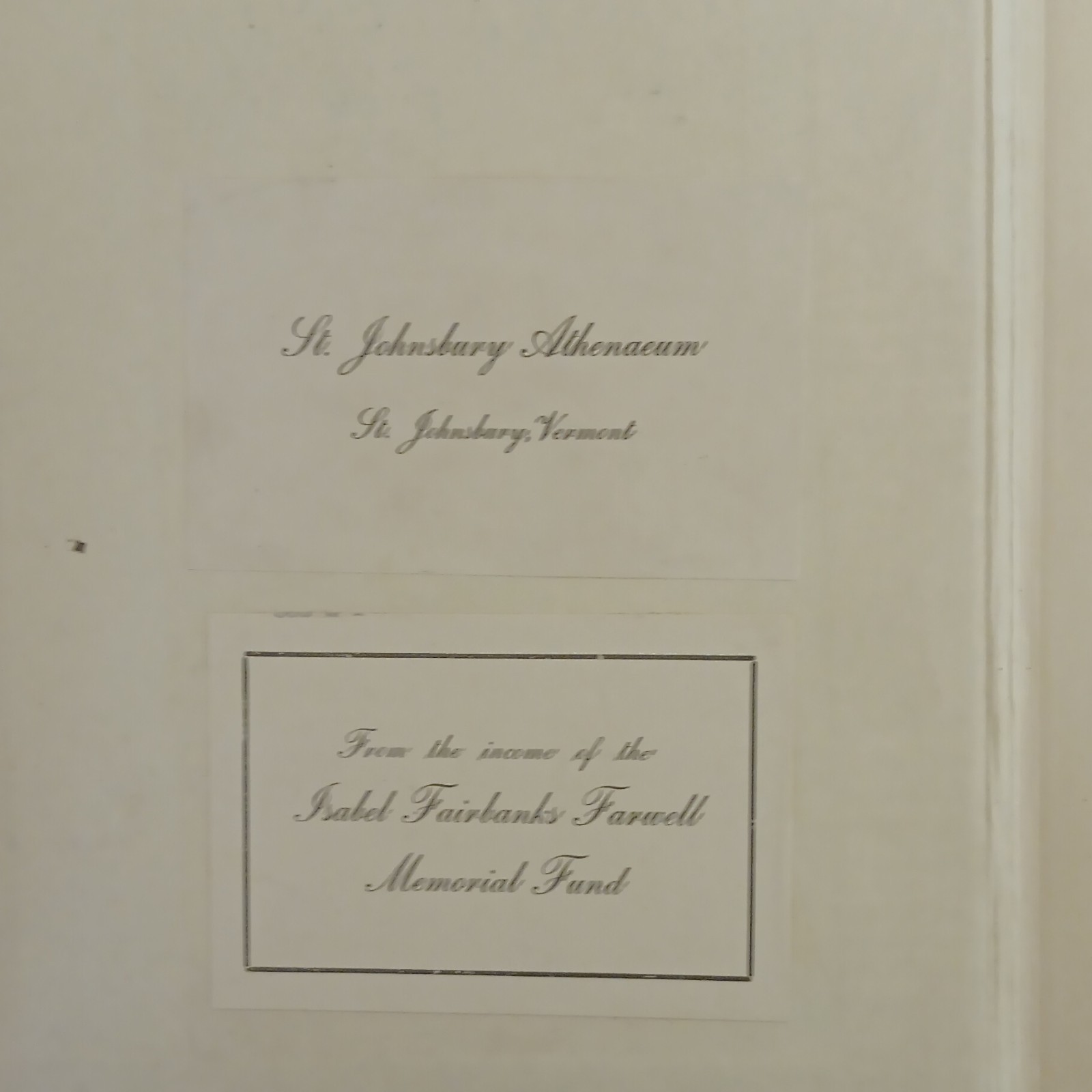 Journey into Northern Pennsylvania and the State of New York Crèvecœur HC 1964