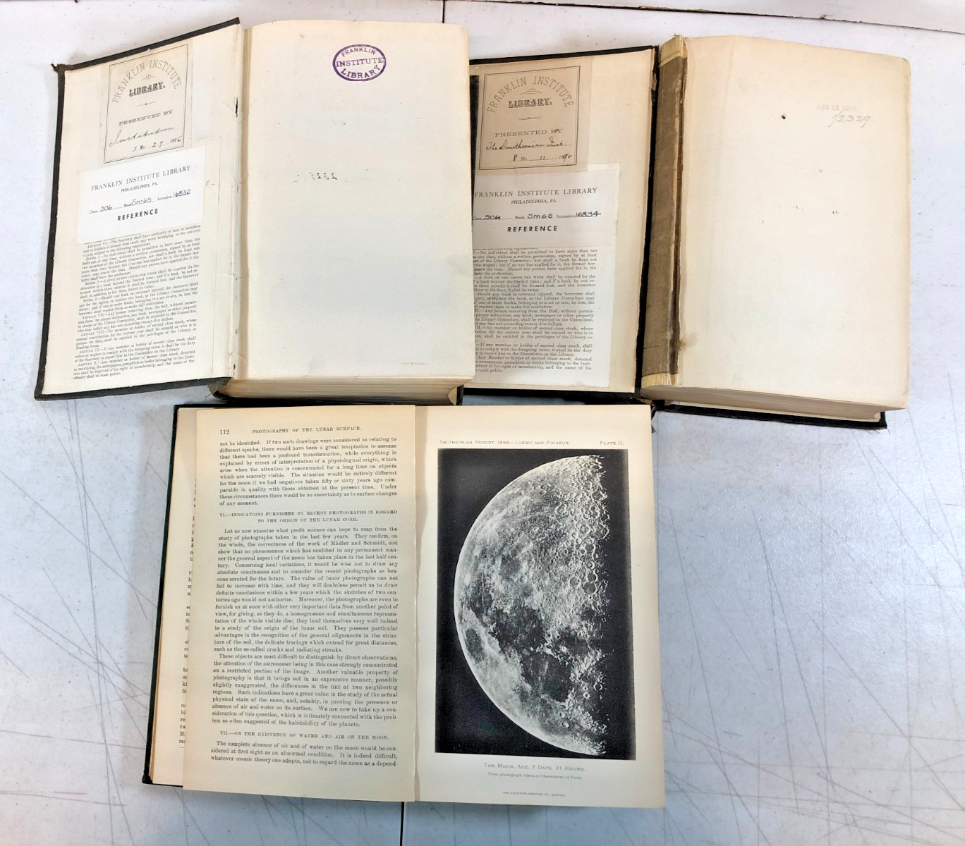 Annual Report Of The Smithsonian Institution, 13 v., Ex-library,1868-1899,ESet-6