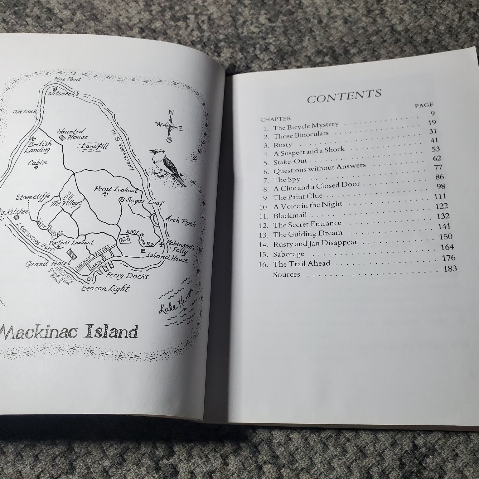 Mystery on Mackinac Island Anna W. Hale 1989 Illustrated Thunder Bay