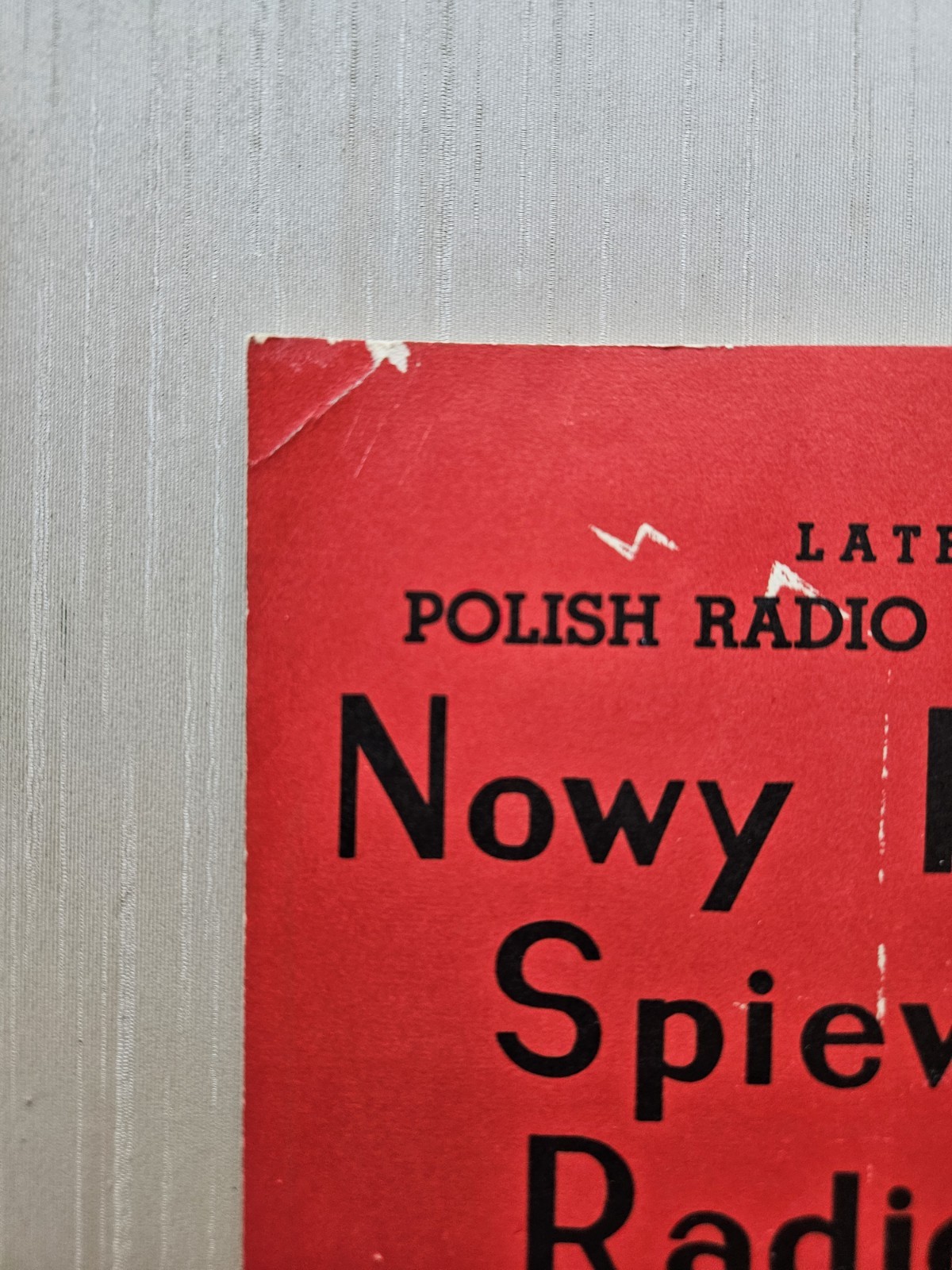 Vintage Polish Radio Song Book WH Sajewski 1943